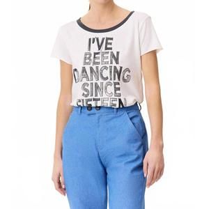 NEW LEON & HARPER toro fifteen t-shirt in off white